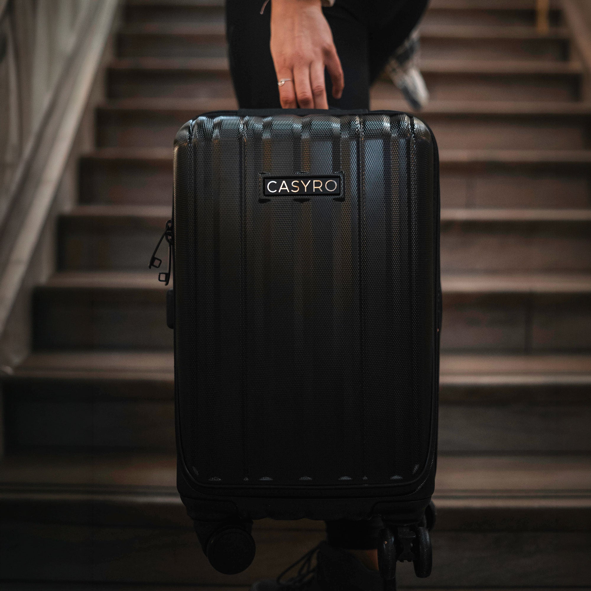CASYRO Stand-Up Koffer 2.0 S Schwarz